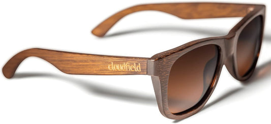 Stylish Wood Frame Sunglasses by CloudField 