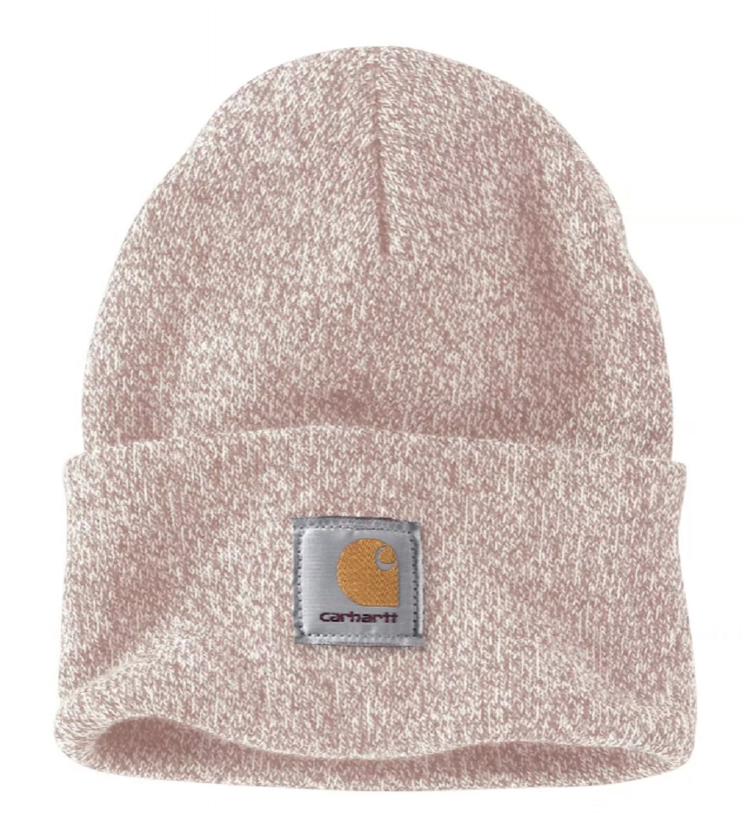 A18-Q37 Men'S Knit Cuffed Beanie, Ash Rose/Marshmallow Marl, One Size