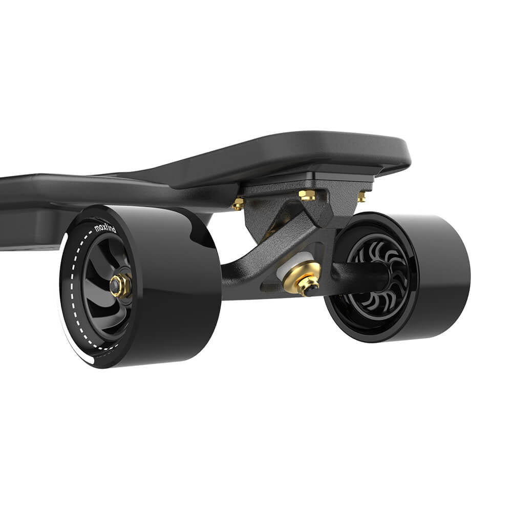 [USA DIRECT] Maxfind Max5 PRO Electric Skateboard 36V 4.4AH Samsungbattery 650W*2 Dual Motors 90Mm/3.5Inch Tires 25-35KM Max Mileage 100KG Max Load