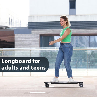 38" Electric Skateboard with Remote, 1200W Brushless Motor, 28 Miles Range & 28Mph Top Speed, Max Load 300Lbs, 9 Layer Maple Wood, Safety Luminous Sandpaper, Electric Longboard for Adults Teens