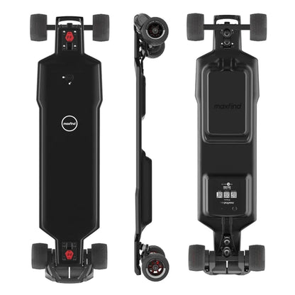 [USA DIRECT] Maxfind FF BELT Electric Skateboard 48V 8.7AH Samsungbattery 1500W*2 Dual Motors 105MM Tires 40KM Max Mileage 100KG Max Load