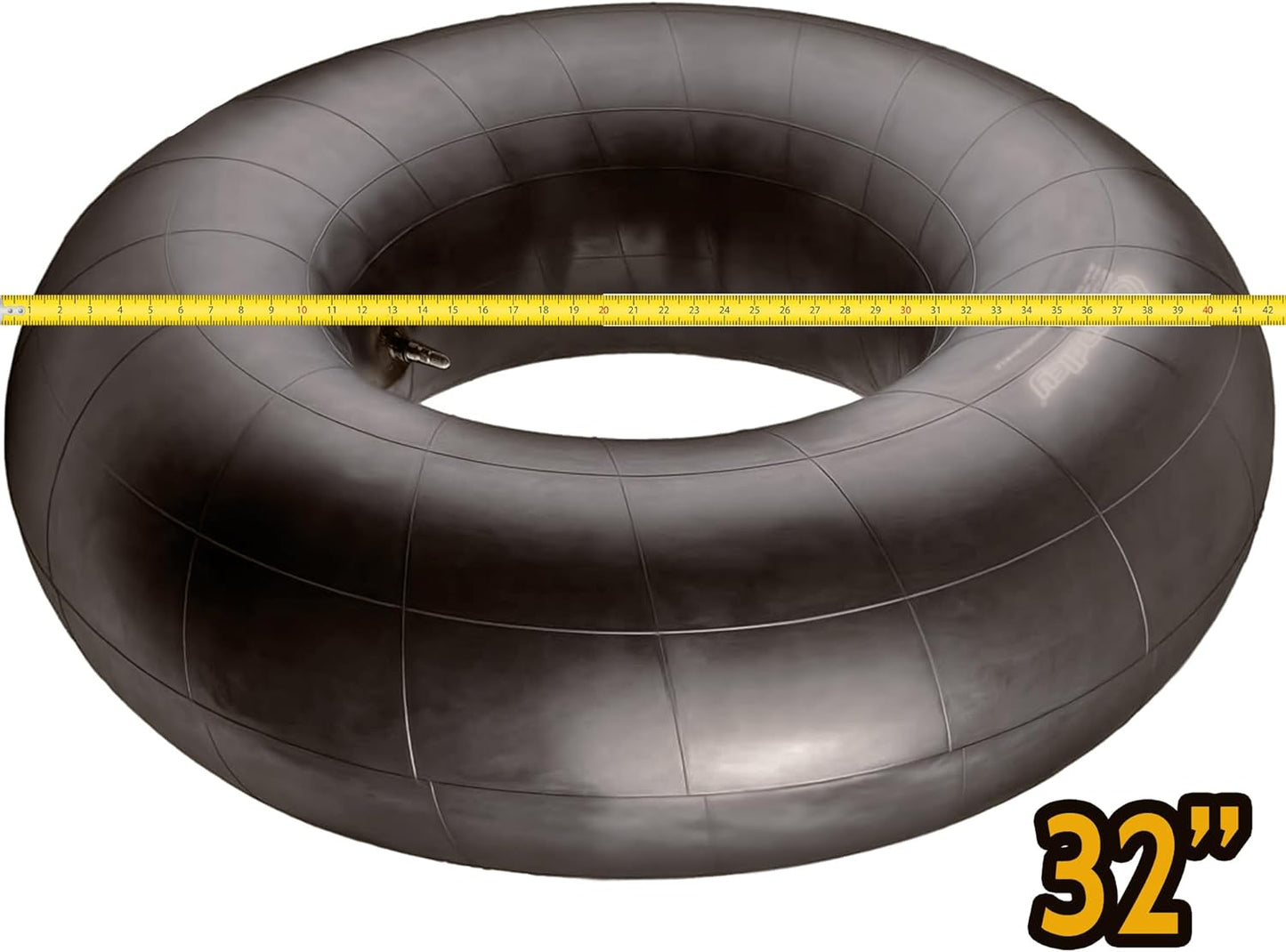 Heavy Duty Rubber Inner Tube for Floating River | Snow Tube; Heavy Duty Pool Float; Pool Tube Closing; Large Lake Floats (32 Inch Inflated)