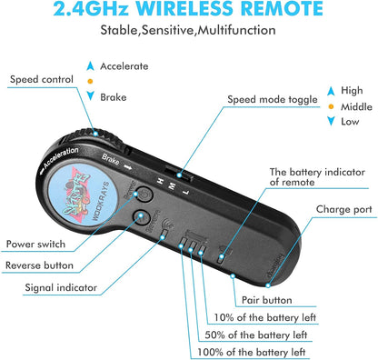 350W Electric Skateboard with Wireless Remote Control