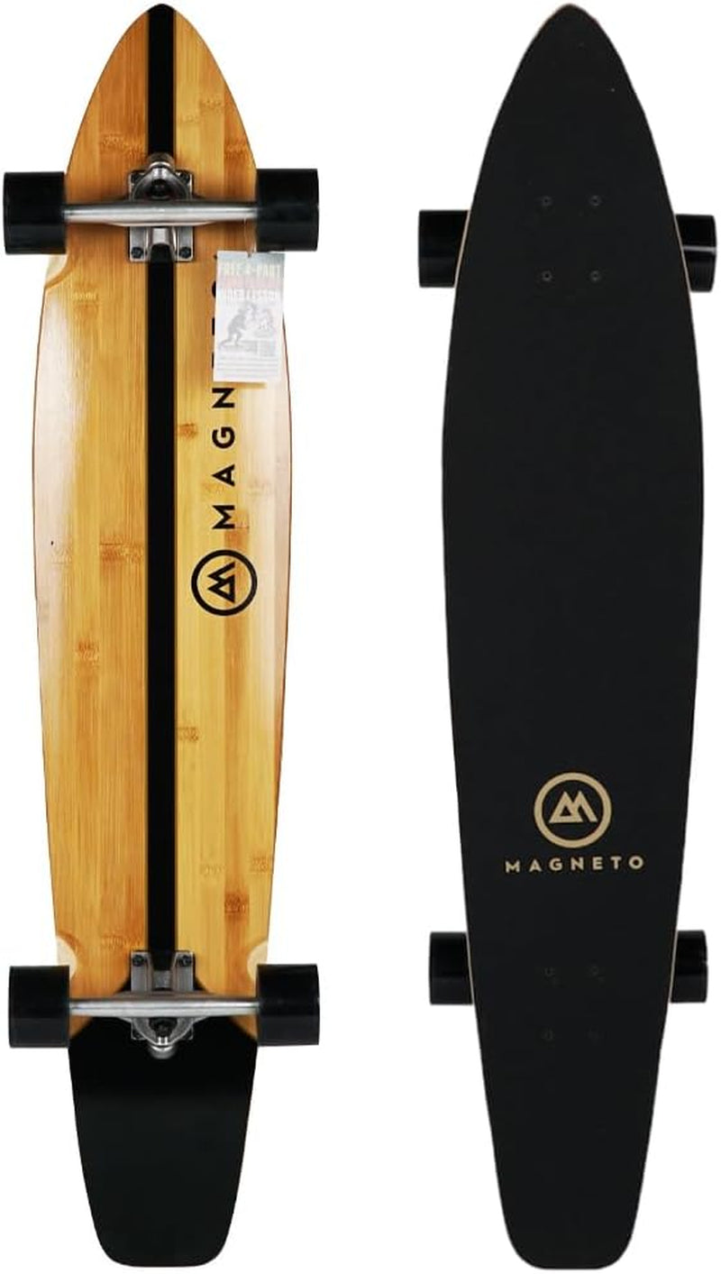 Magneto 40+ inch Kicktail Cruiser Longboard Skateboard